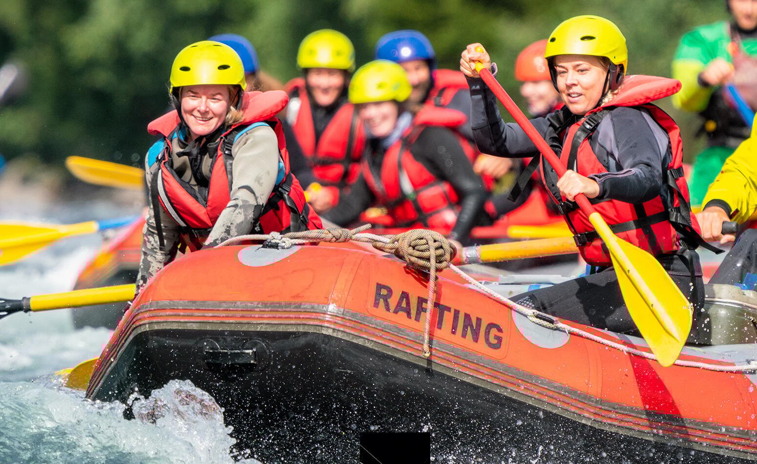 Rafting in Gatlinburg in March 