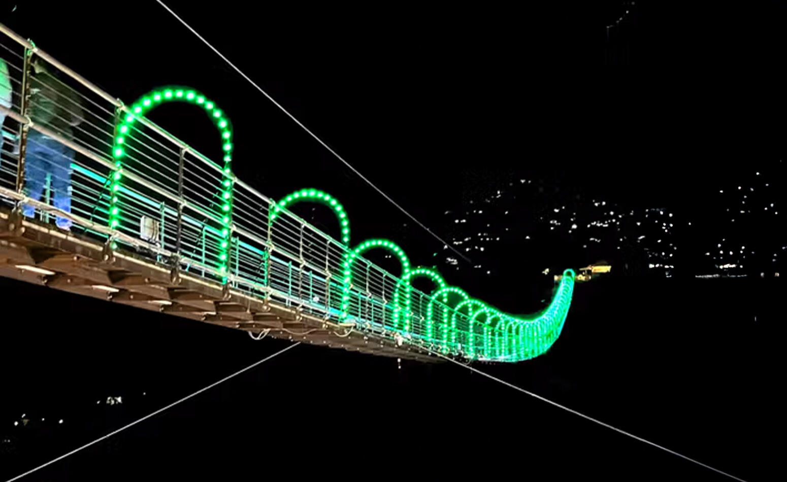 SkyBridge in Gatlinburg in March